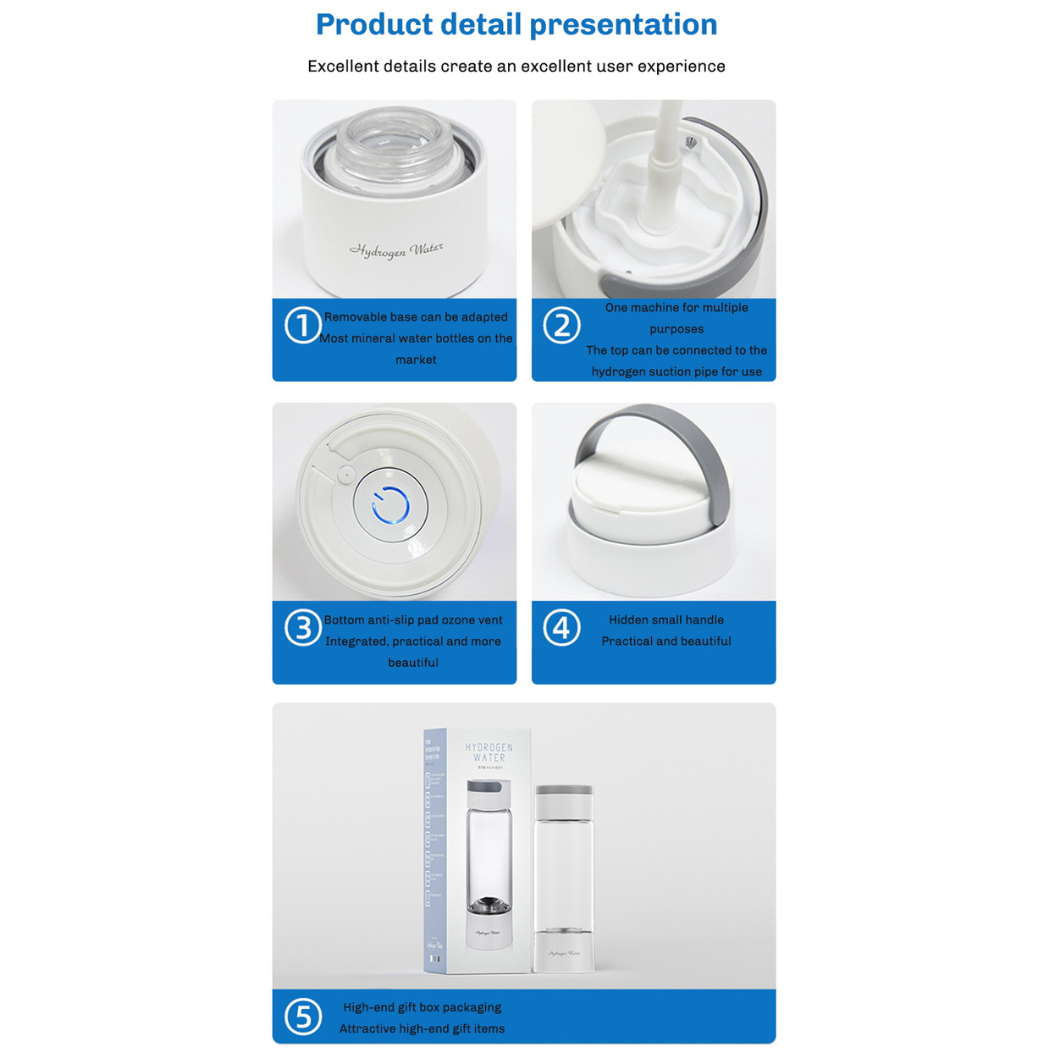 Henvivi™ Hydrogen Rich Water Cup Generator Bottle
