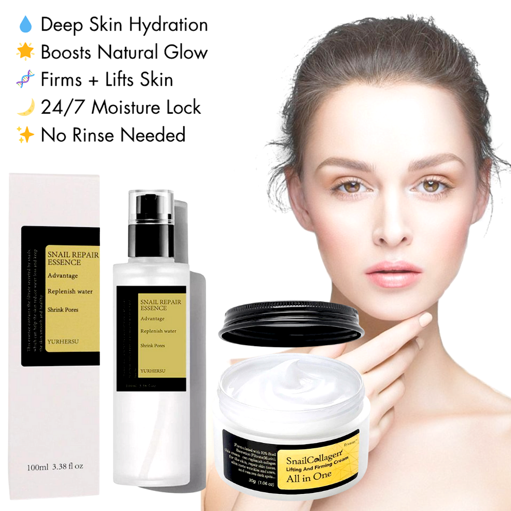 Henvivi™ Snail Collagen Cream Repair Essence Set