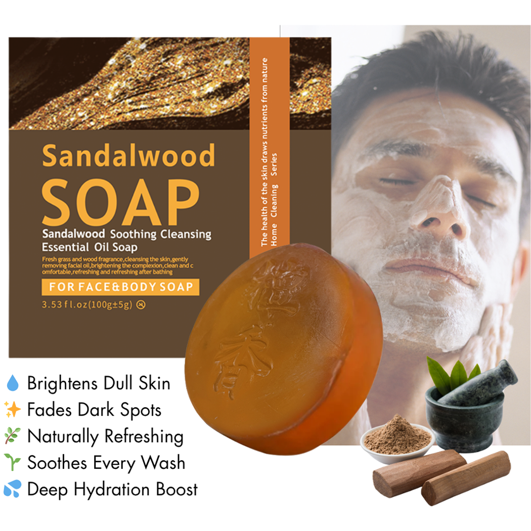 Henvivi™ Sandalwood Handmade Whitening Soap