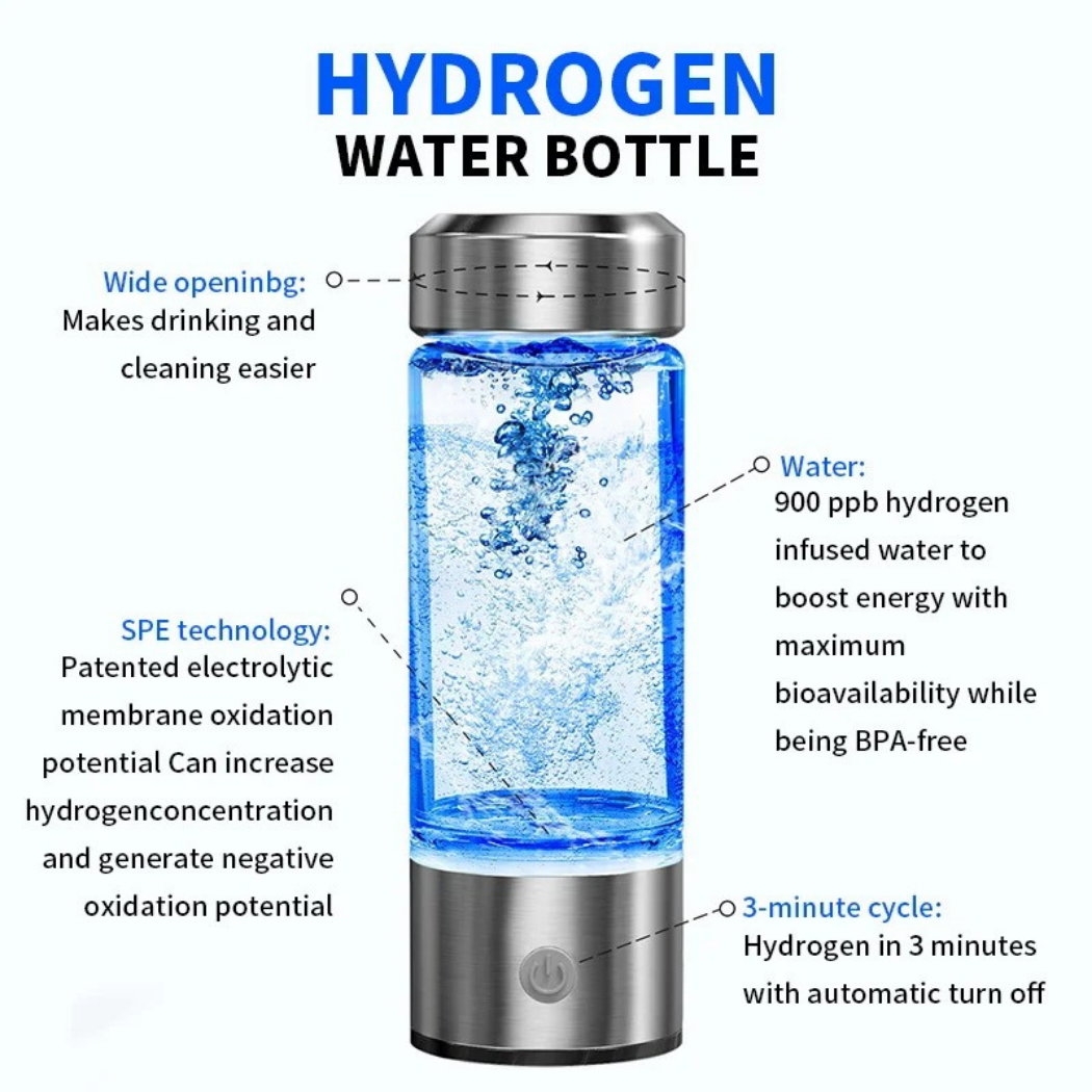 Henvivi™ Hydrogen Rich Water Cup Generator Bottle