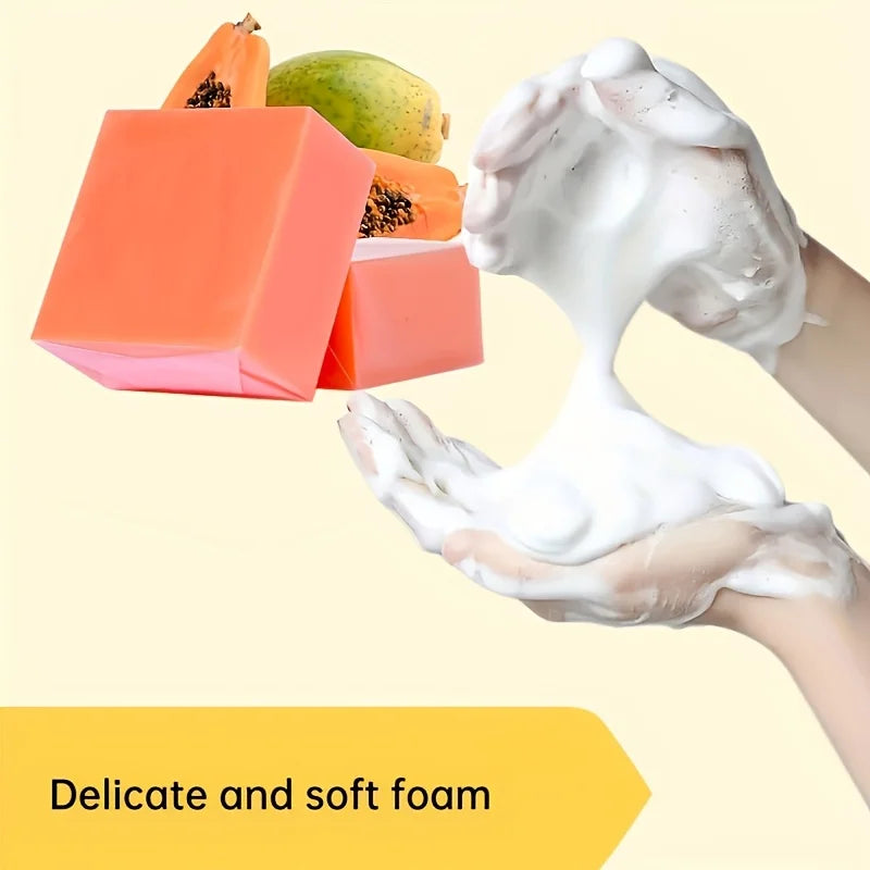 Henvivi™ 100g Essential Oil Papaya Soap Handmade