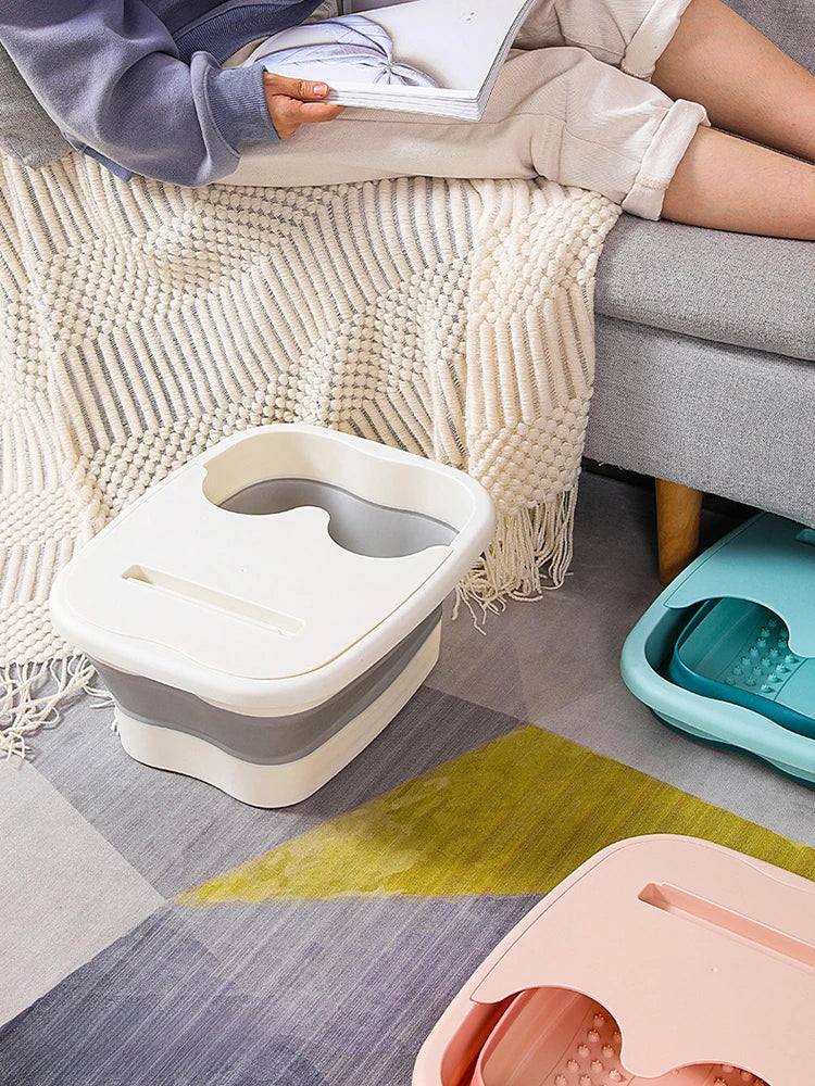 Henvivi™ Foldable Foot Bath Bucket Soaking Tub