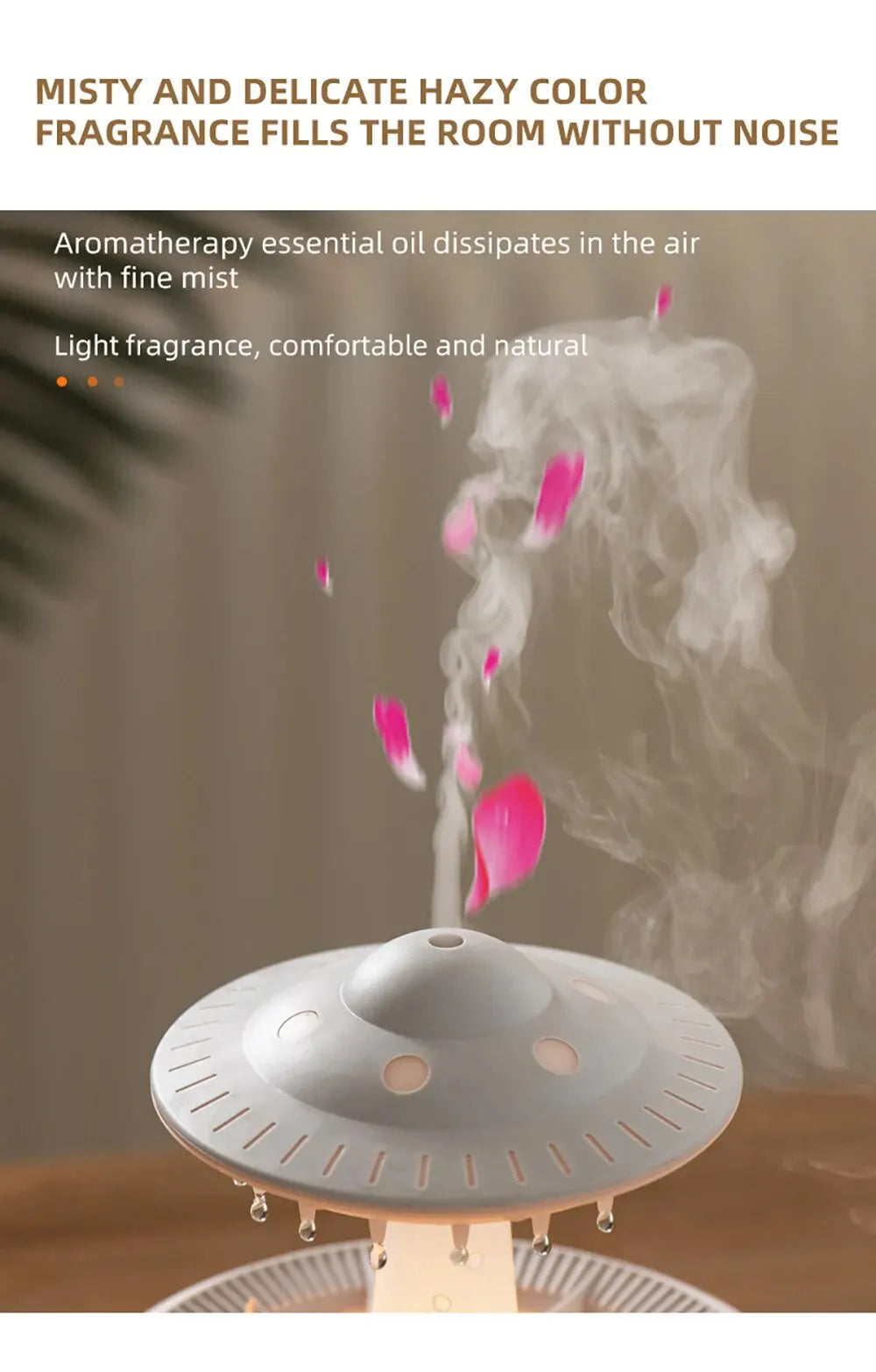 Henvivi™ Aierwill Ufo Air Humidifier Ultrasonic Aromatherapy
