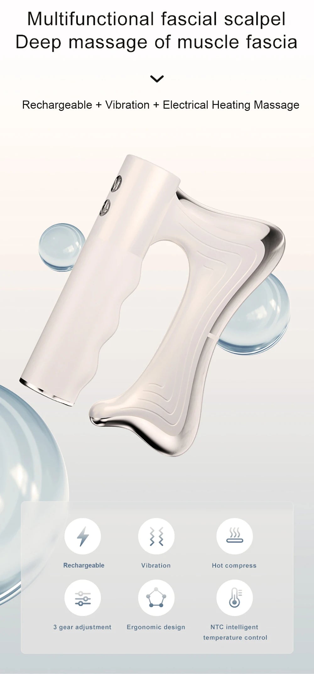 Henvivi™ Heating Fascia Knife Muscle Relaxation Lcd