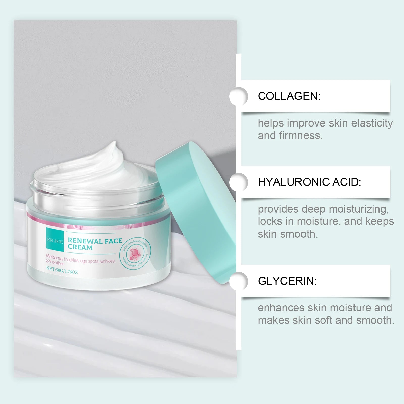 Henvivi™ Collagen Firming Facial Cream Renewal Deep