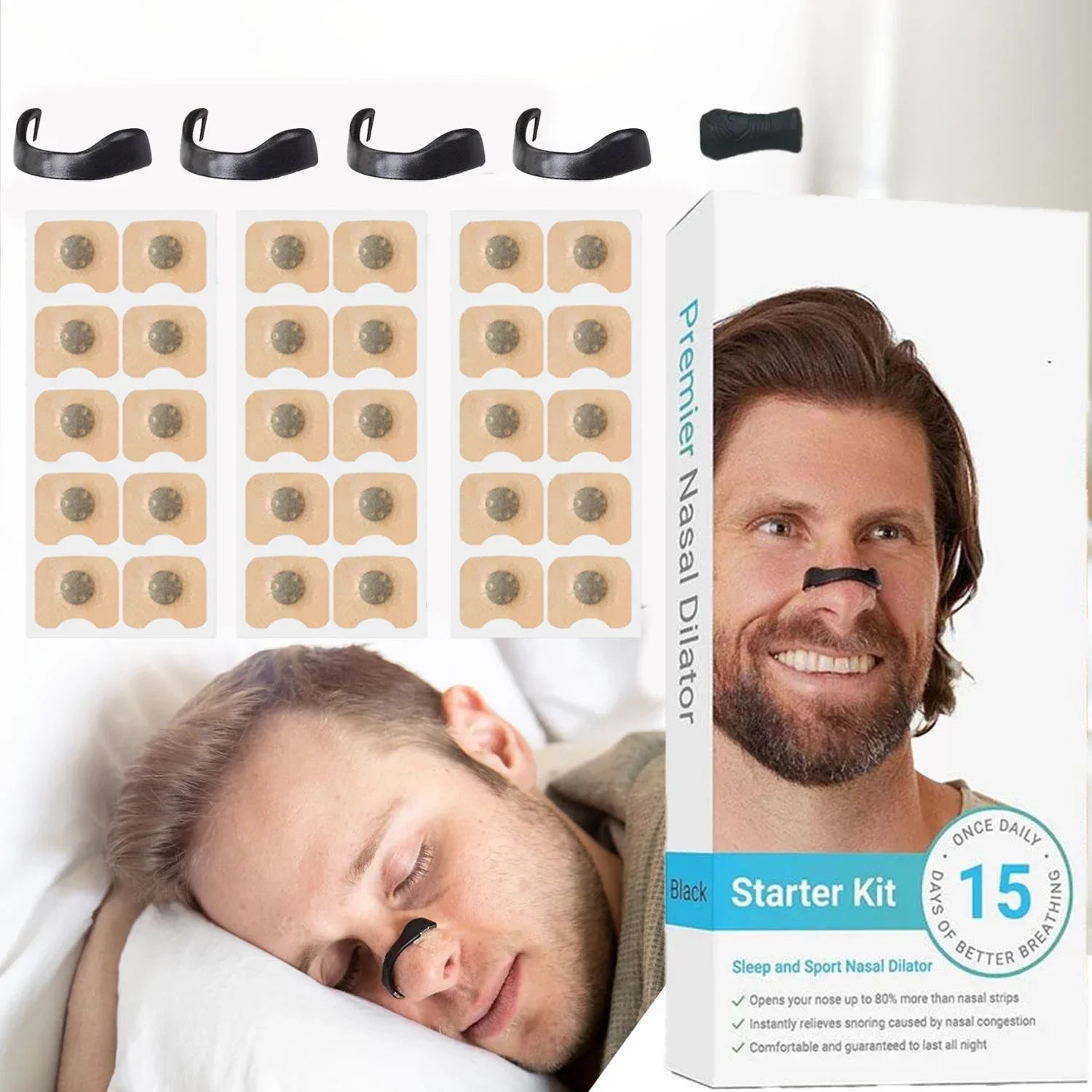 Henvivi™ Magnetic Nasal Breathing Dilators Kits