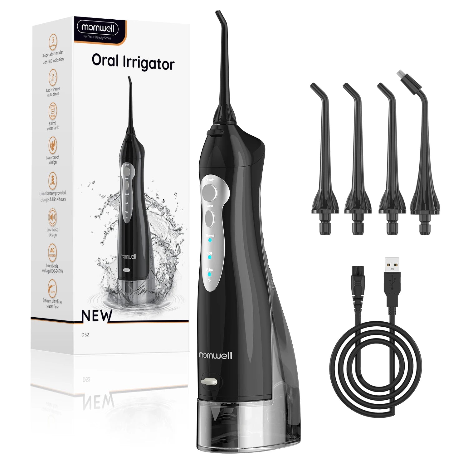 Henvivi™ Oral Irrigator D52 Dental Water Flosser