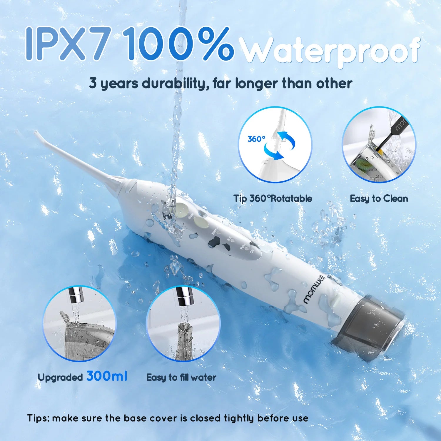 Henvivi™ Oral Irrigator D52 Dental Water Flosser