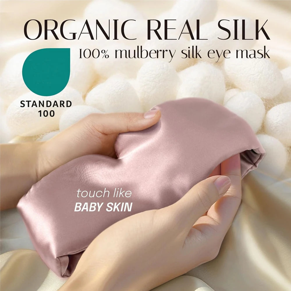 Henvivi™ Silk Mask Soft Pressureless Sleeping Mulberry