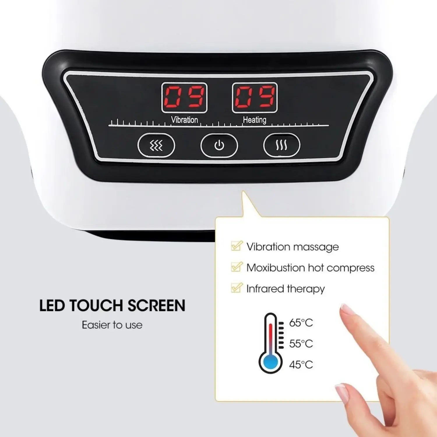Henvivi™ High Frequency Heated Knee Compression Massager