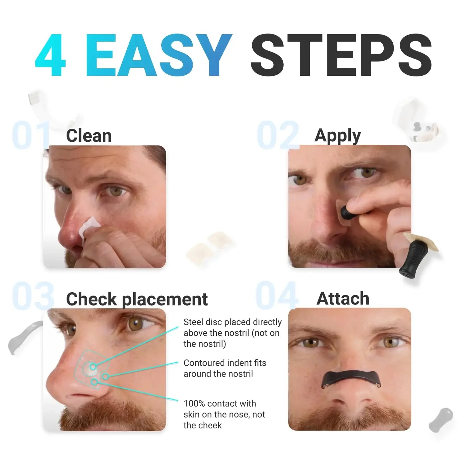 Henvivi™ Magnetic Nasal Breathing Dilators Kits