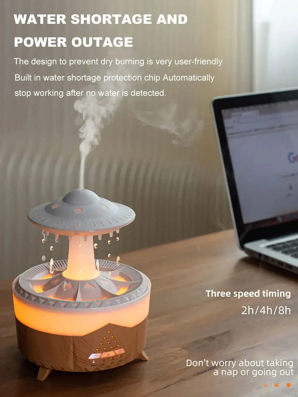 Henvivi™ Aierwill Ufo Air Humidifier Ultrasonic Aromatherapy