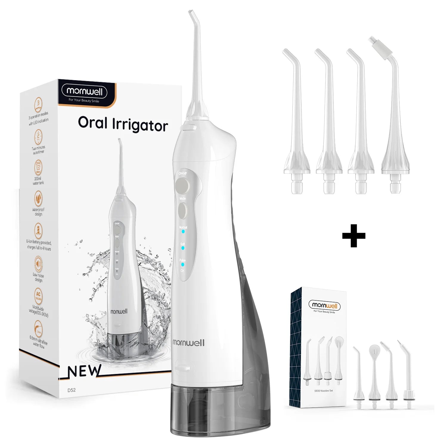 Henvivi™ Oral Irrigator D52 Dental Water Flosser