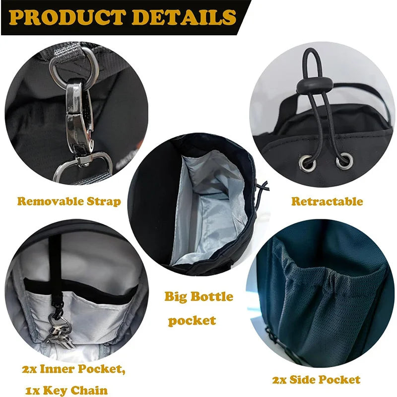 Henvivi™ Magnetic Gym Bag Large Capacity Carrier