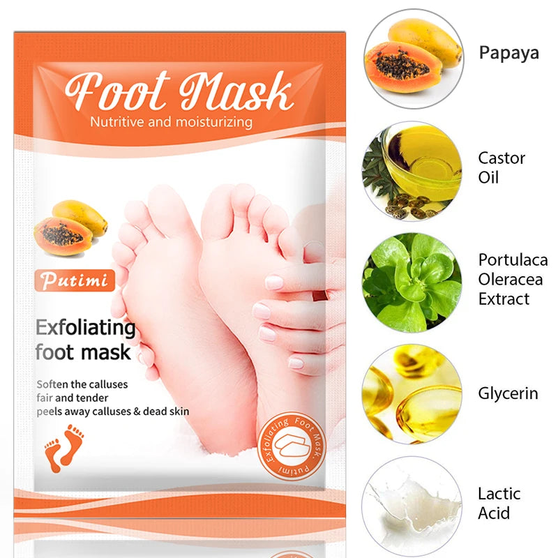 Henvivi™ 6packs Exfoliating Foot Mask Feet Peeling