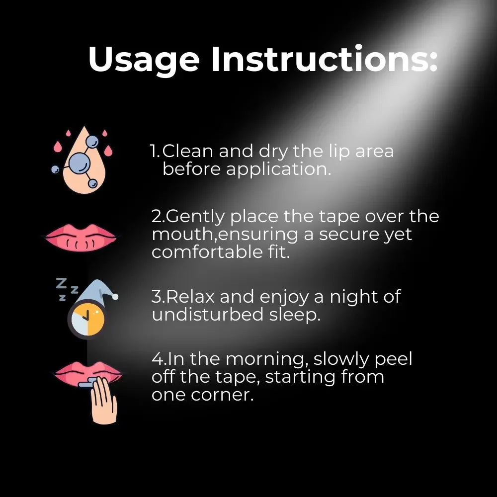 Henvivi™ 30pcs Mouth Tape Sleeping Keep Close