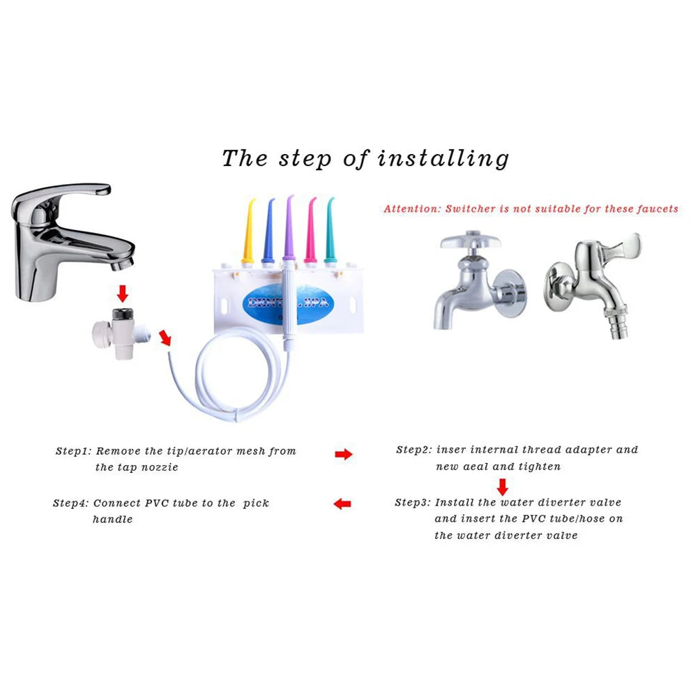 Henvivi™ Dental Spa Faucet Oral Irrigator Water