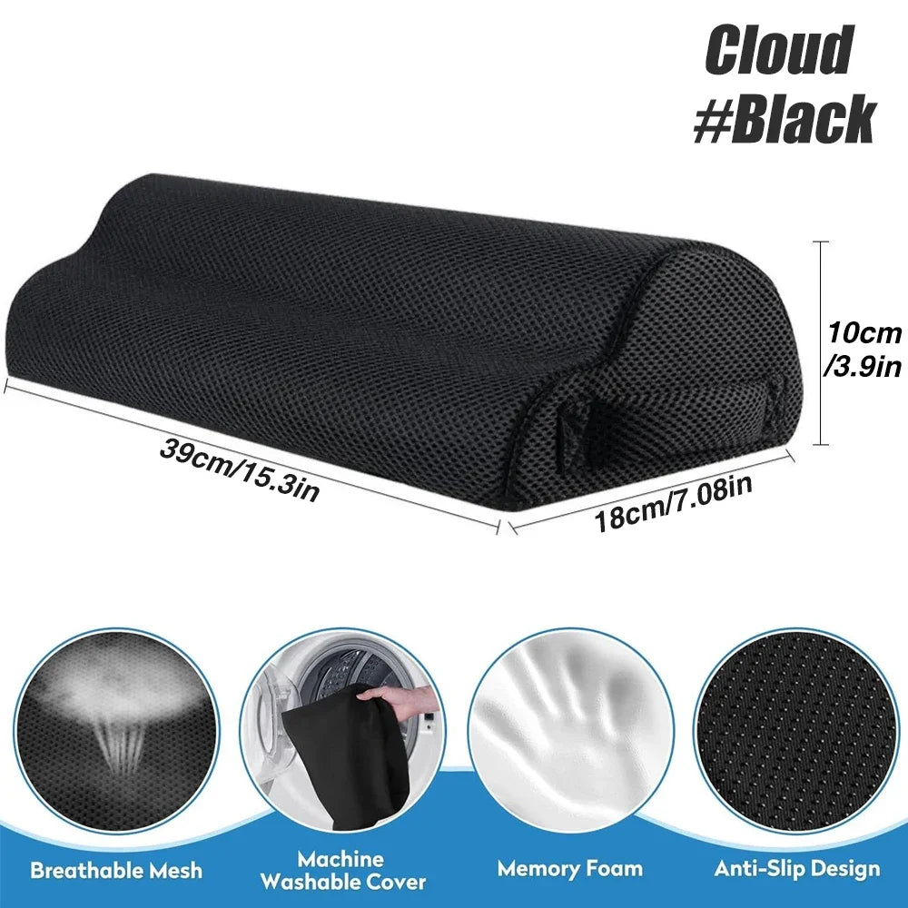 Henvivi™ Ergonomic Under‑Desk Memory Foam Footrest