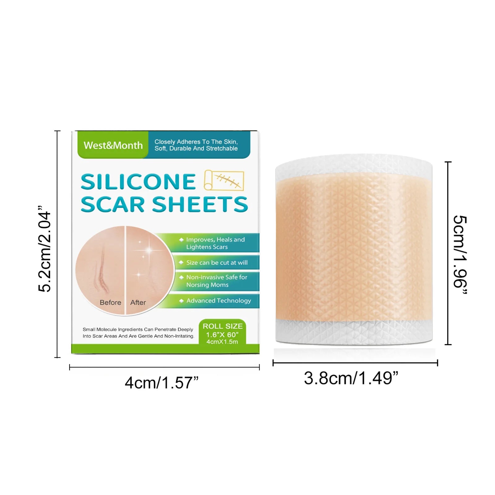 Henvivi™ Silicone Scar Removal Sheets Roll