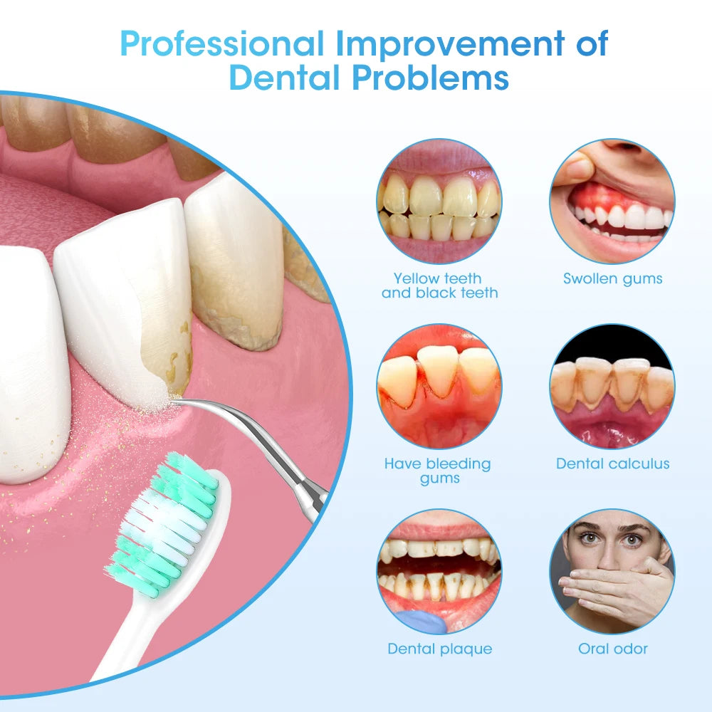 Henvivi™ Teeth Cleaner Dental Scaler Waterproof Oral