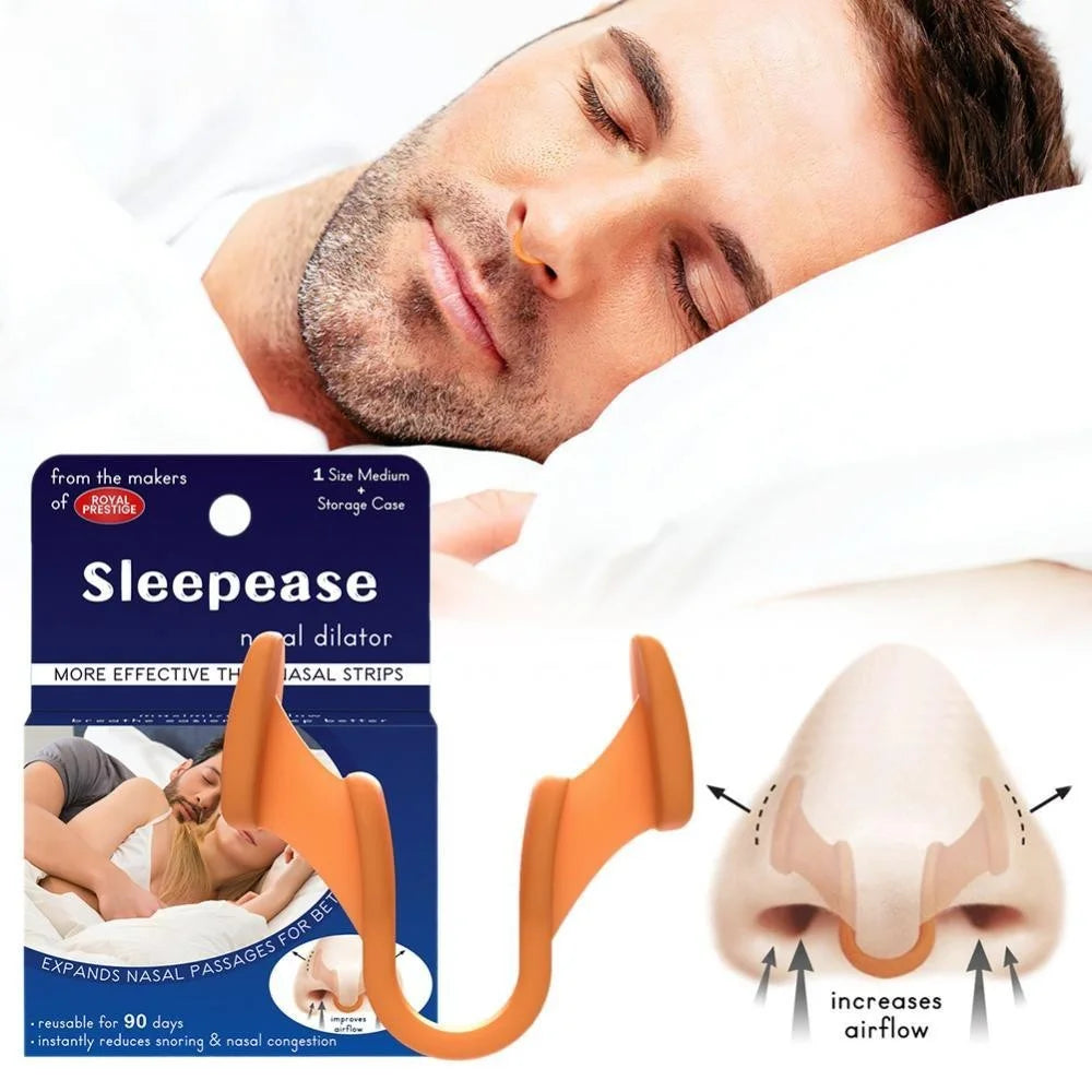 Henvivi™ 1pc Silicone Nose Clip Anti Snoring