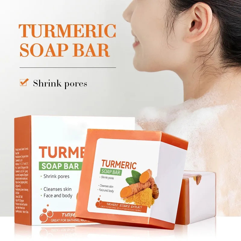 Henvivi™ Hand Made Turmeric Soap Cleaning Lightening