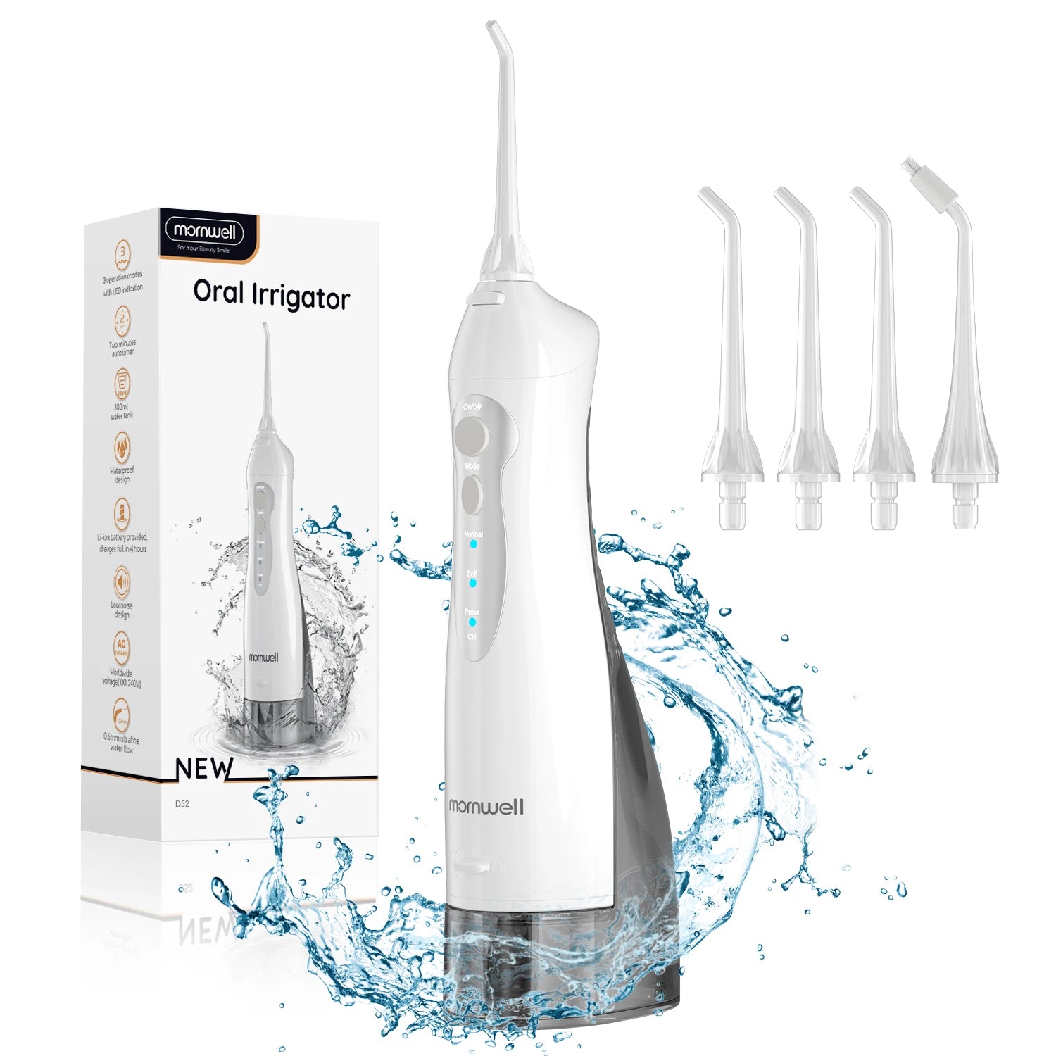 Henvivi™ Oral Irrigator D52 Dental Water Flosser
