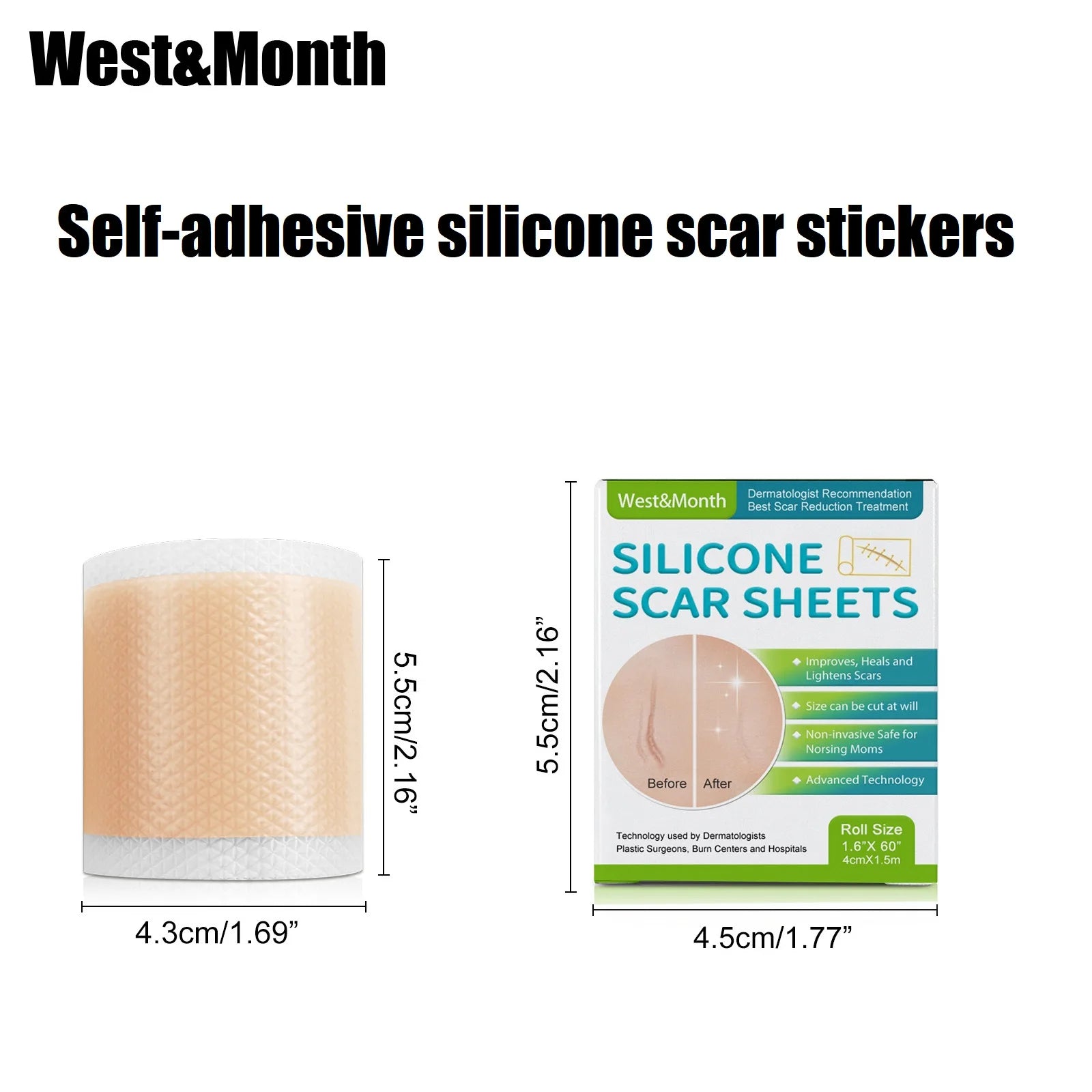 Henvivi™ Silicone Scar Removal Sheets Roll