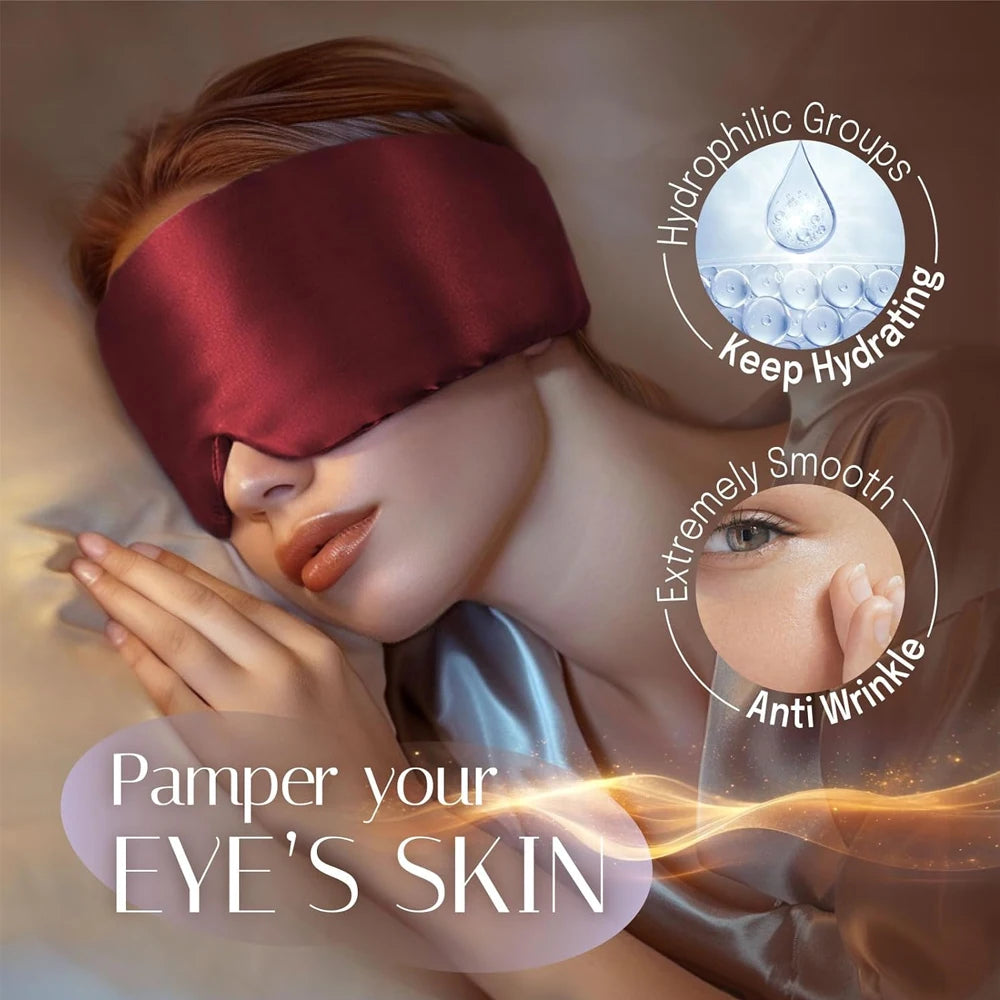 Henvivi™ Silk Mask Soft Pressureless Sleeping Mulberry